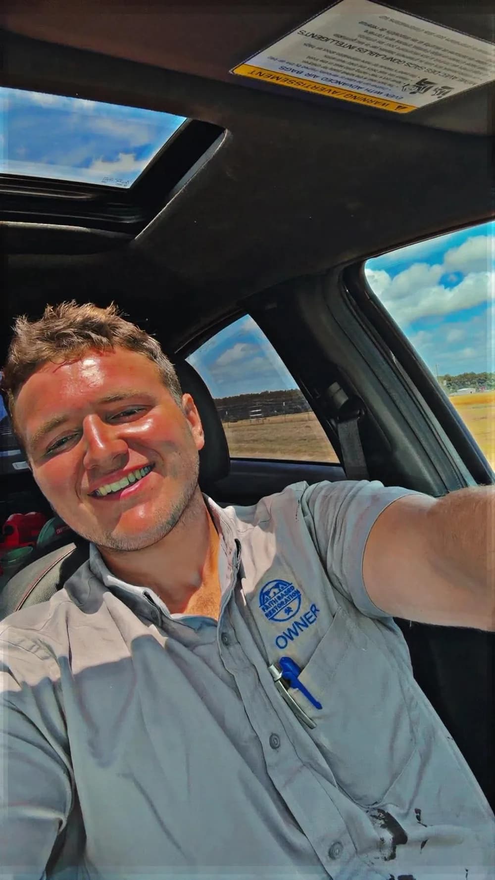 Devon O'Loughlin, owner of Faith Based Restoration
